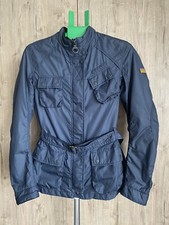 Superdry womens nylon time trials jacket in deep navy blue Size L