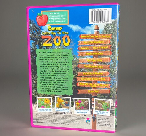 Barney & Friends DVD - Let's Go To The Zoo - Learn About Animals - FREE SHIPPING - Imagen 3 de 3