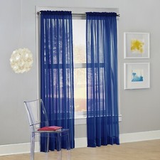 megachest single panel voile curtain 140cm wide 10 sizes