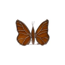 Vintage Stained Glass Butterfly Sun Catcher Pre-Owned