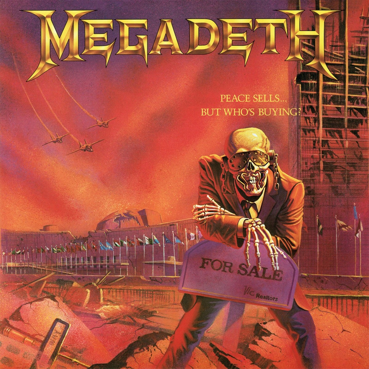 MEGADETH Peace Sells But Who's Buying BANNER 3x3 Ft Fabric Poster