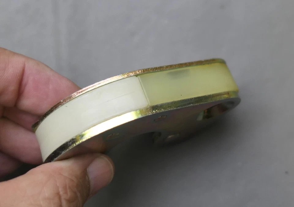 Nuevo de Lote Antiguo Porsche 911 912 Pinza Pasajero Cerradura Puerta Cerradura Placa Golpeadora Foto 3 de 4