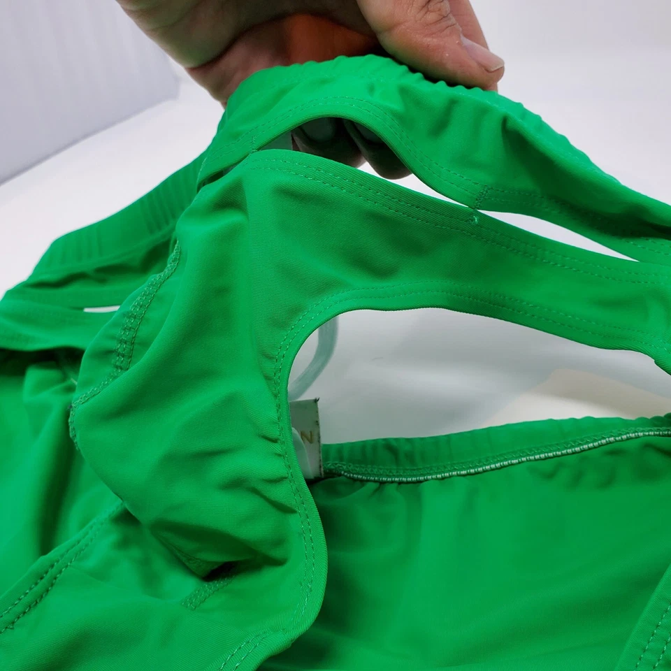 男式 SEOBean 比基尼绿色泳衣 XXL 适合 32 至 36 腰 — 第 3/4 张图片