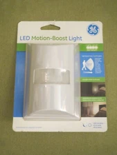 GE LED Motion-Boost Night Light, Boosts from 3 to 60 lumens with Motion Detect