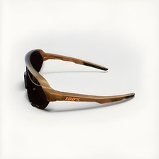 100 S2 Matte Translucent Brown Fade w/ Hiper Silver Mirror Lens Sunglasses NEW