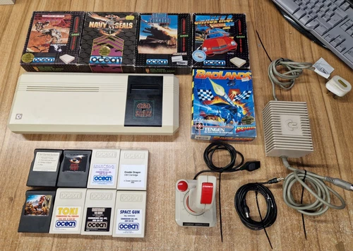Rare Commodore 64GS Console  PAL including 16 Games some boxed Ocean/System 3