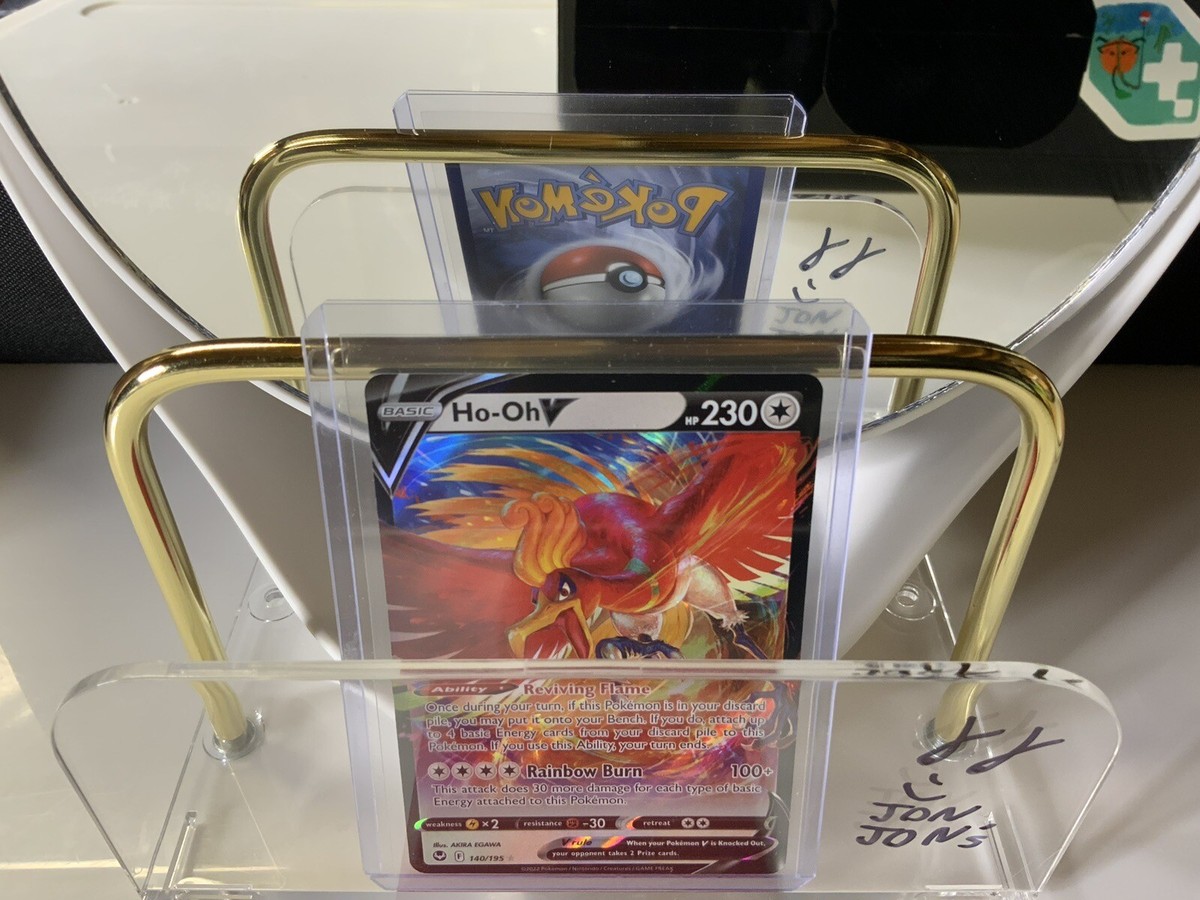 Ho-Oh V 140/195 Ultra Rare - Pokemon TCG Silver Tempest NM Ho-Oh V 140/195 Ultra Rare - Pokemon TCG Silver Tempest NM