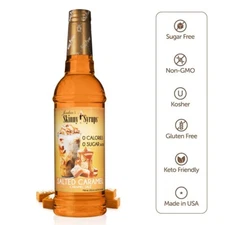 Jordan's Skinny Mixes Sugar Free Coffee Flavoring Syrup Caramel 25.4 Fl Oz