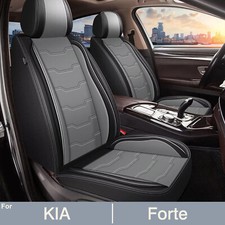 Car Frontrear Row For Kia Forte 2010-2024 5-seat Covers Faux Leather Protector