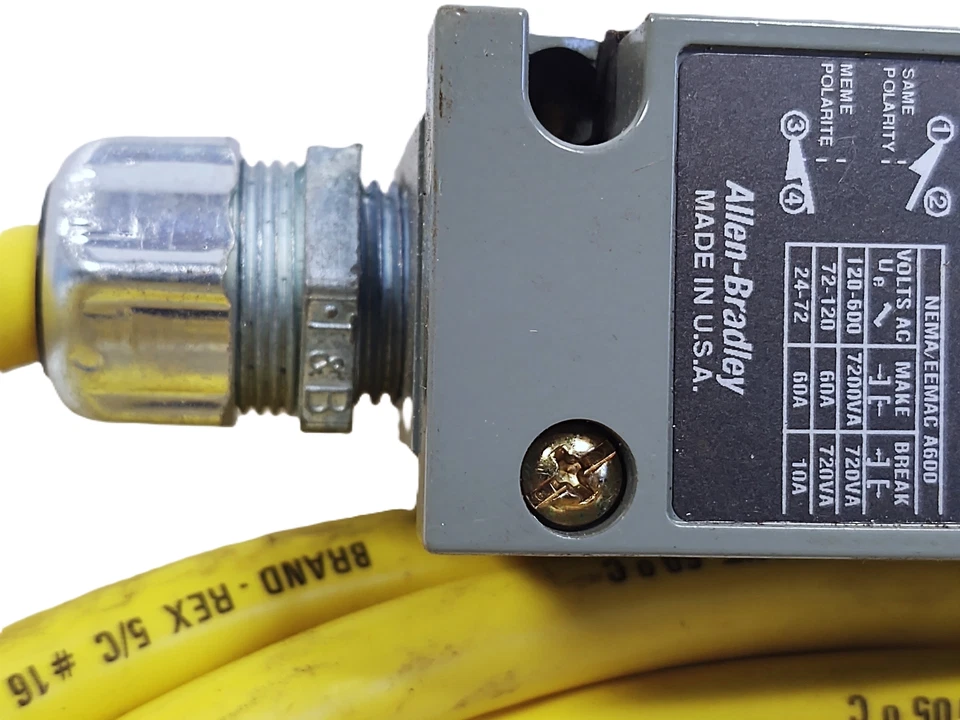 Interruptor de límite giratorio Allen-Bradley 802T-APPY512 Foto 4 de 4