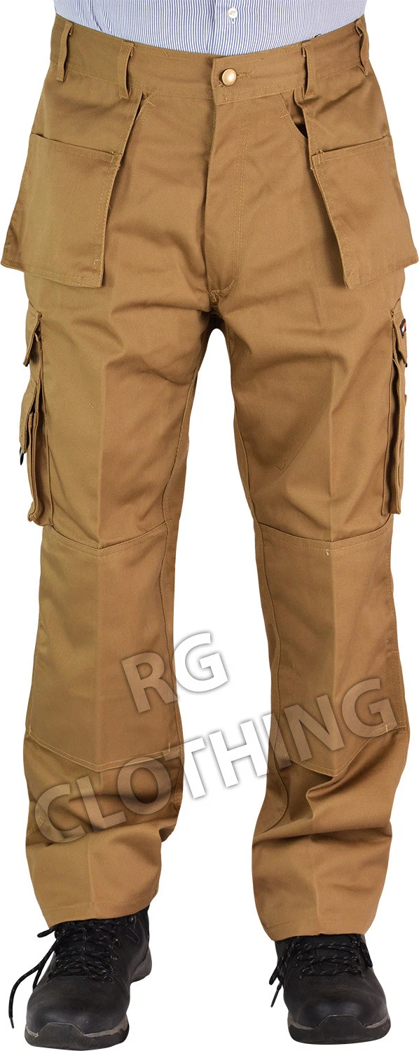 Men's Quality Tuff-Stuff Workwear Kneepad Work Trousers/Combat 28-48 Leg 30,32.5