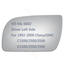 Mirror Glass+Adhesive for GMC C/K 1500 2500 Pickup Truck Driver Left Side LH