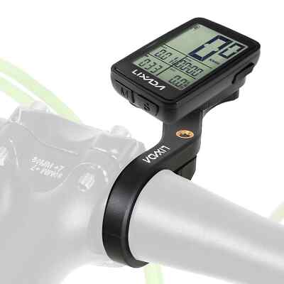 Cycling Computer USB Rechargeable Wireless Bicycle Speedometer with Mount Holder