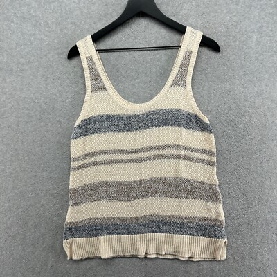 GAP Women's Sleeveless Stripe Knit Top - Soft Stretch Fabric, Slim Fit, Machine Washable - View #9