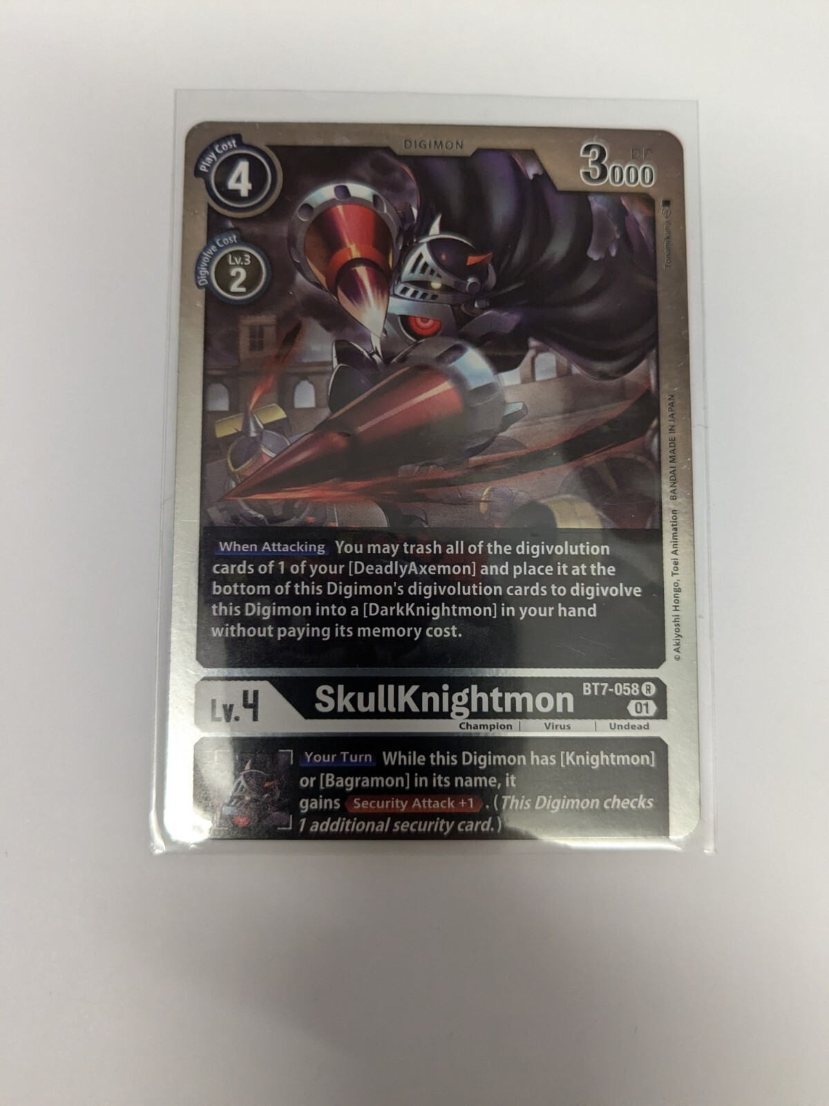 BT7-058 SkullKnightmon Rare NM/M Digimon Card Next Adventure