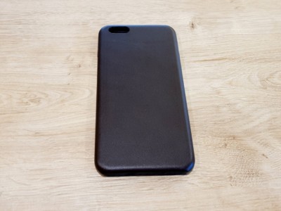 iPhone 6 Plus - 6S Plus Schutzhülle Backcover Case echtes Leder Dunkelbraun 