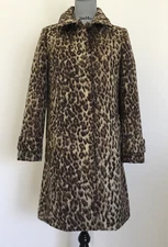 J.Crew Topcoat In Double Leopard NWT US Women’s Size: 2