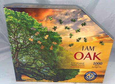 NEW SEALED Madd Capp SHAPED Jigsaw Puzzle 1000 pc I AM OAK tree of life