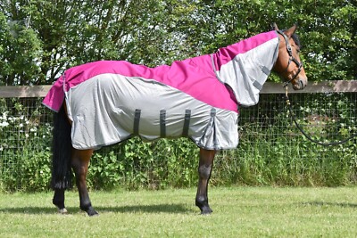 Pferde Fliegendecke mit Halskombi Wasserdicht Fliegendecke 600D Top mit Gratis Fliegenmaske