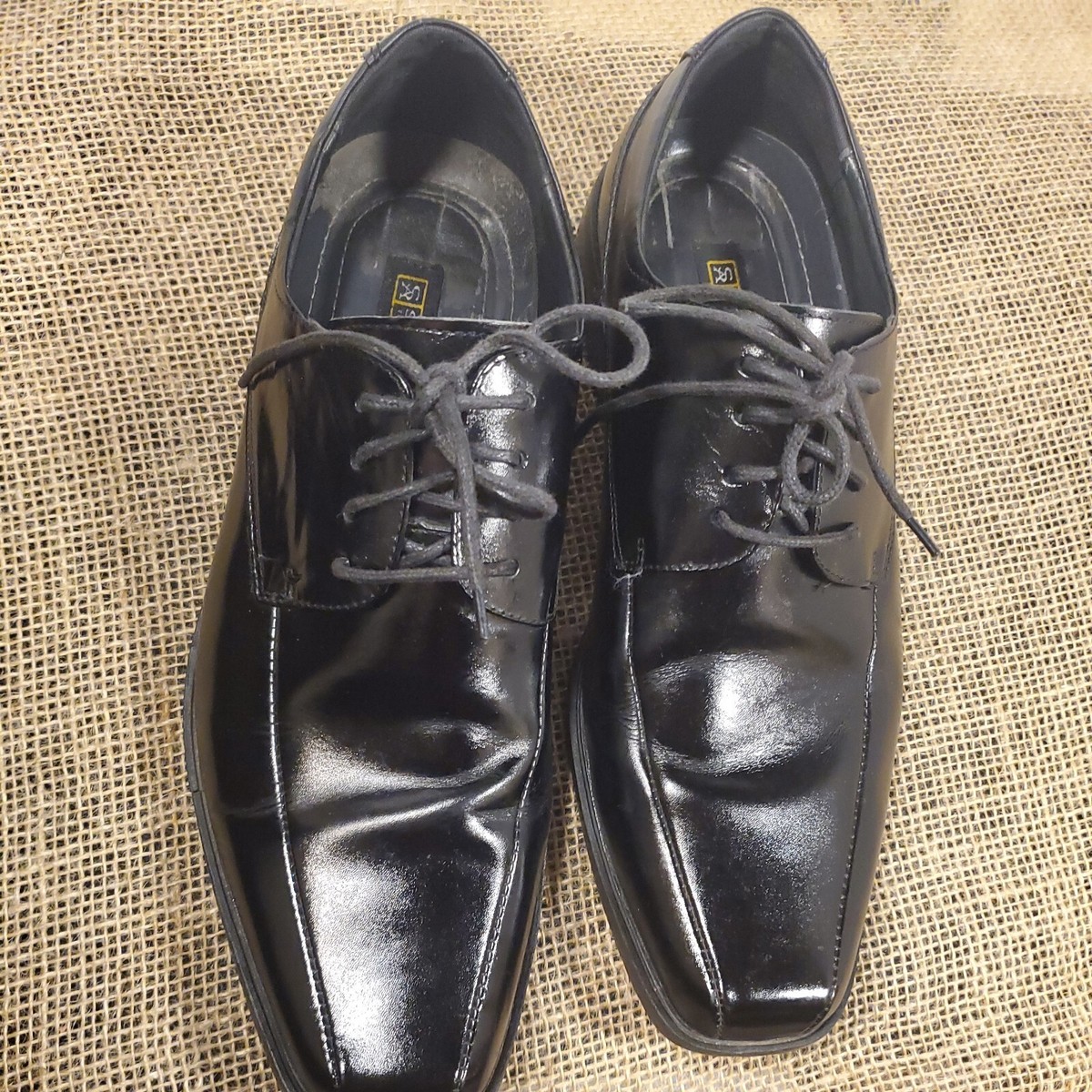 Stacy Adams Canton Oxford Leather Black Shoes - Men