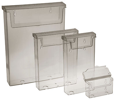 Trifold, A5 & A4 Outdoor Prospekthalter Wasserdicht Spender Außen Display