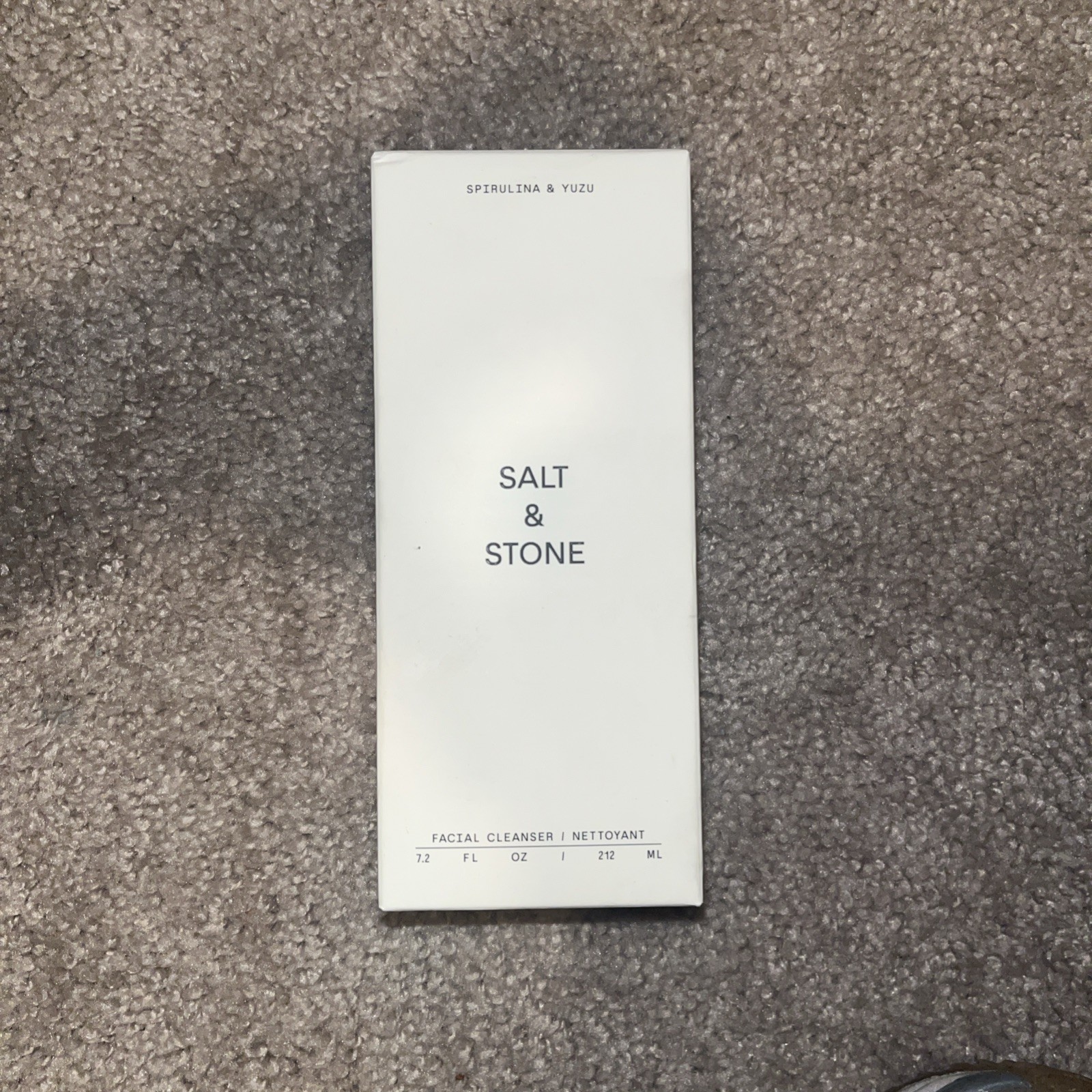 Salt and Stone Facial Cleanser with Spirulina and Yuzu 7.2 oz