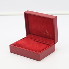 Rolex scatola rossa scatola vuota per orologio da polso marca orologio vintage autentico