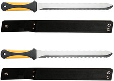 2 X Insulation Board Tool with Scabbard, Foam, Wool Cutting Tool 420Mm Stainless