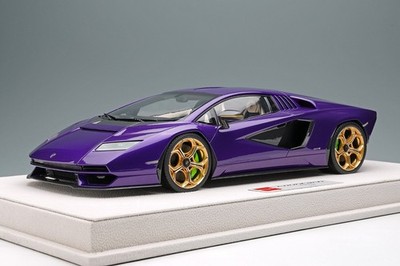 Make Up Lamborghini Countach LPI 800-4 2022 Purple Pasifae 1/18. EML160E