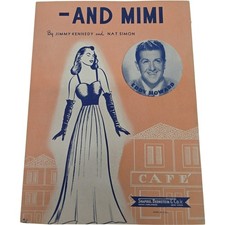 1947 Vintage Sheet Music And Mimi Eddy Howard Cover Art Shapiro Bernstein