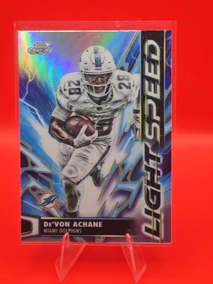 2025 Topps Cosmic Light Speed #LS-17 De'Von Achane Miami Dolphins
