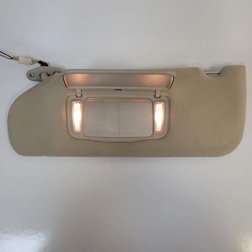 Espejo retrovisor lateral del conductor parasol convertible Mitsubishi Eclipse 2001-2005 beige OEM Foto 2 de 4