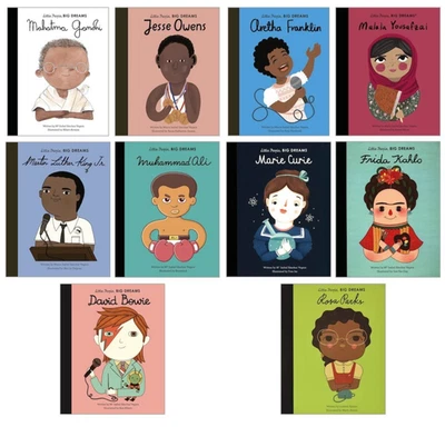 Little People Big Dreams 10 Book Collection Set NEW (FREE Delivery)