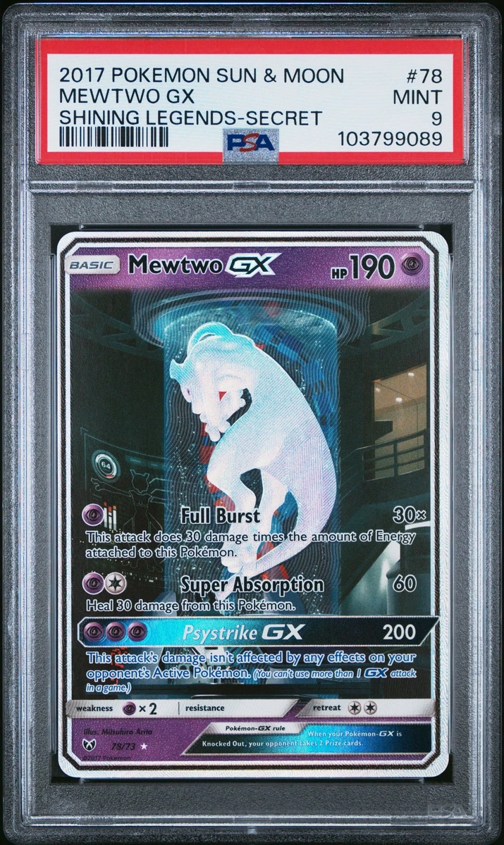 Mewtwo Pokémon TCG Professional Sports Authenticator (PSA) Shining