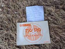 Yamaha T50 / T80 Owners Manual Mar 1986 OEM 2FM-28199-20 #H5