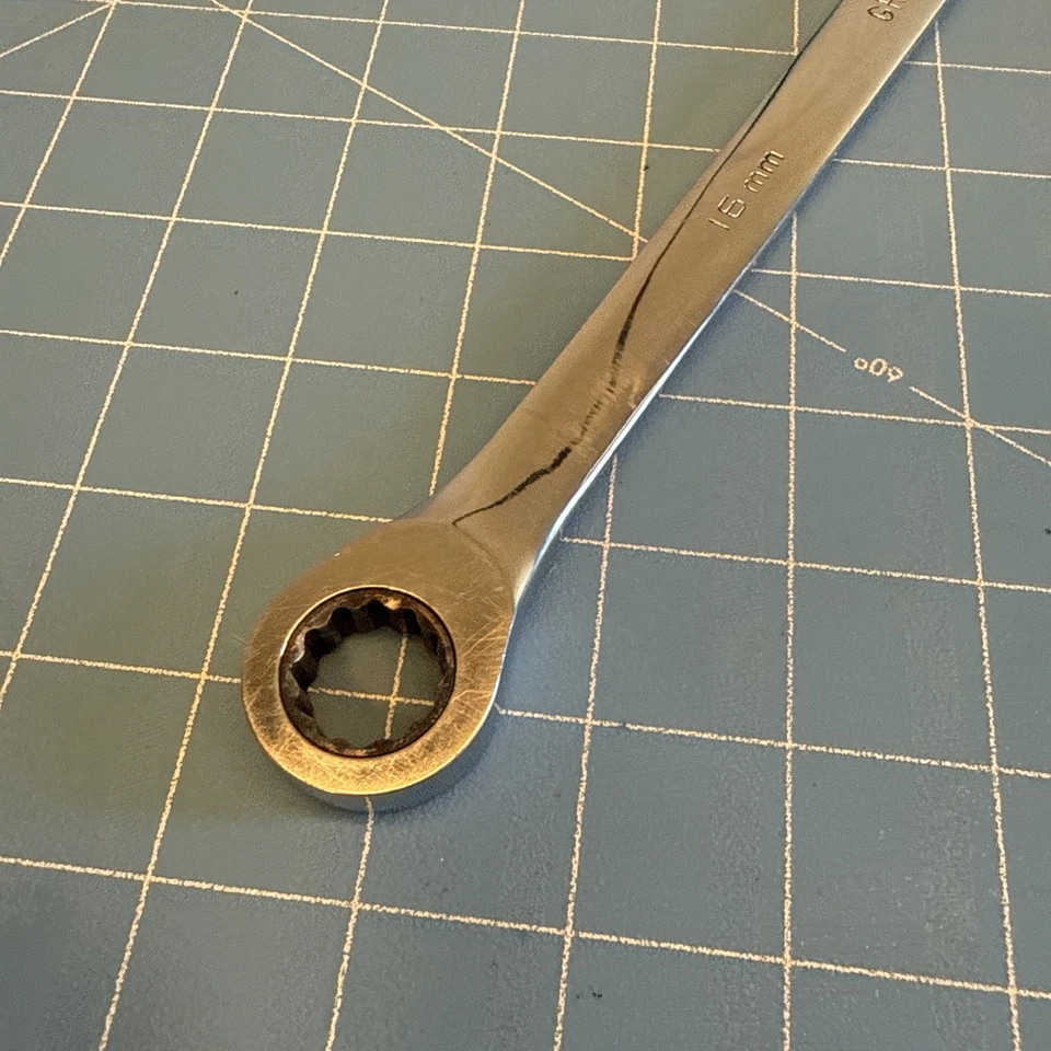 Matco Tools GRBZXLM1616 Metric 16mm Box End Ratcheting Wrench - Image 3 of 4