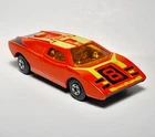 Vintage Matchbox Lesney 1-75 Superfast Streakers #27 Lamborghini Countach Orange
