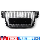 Front Mesh RS5 Style Bumper Grille Black For 08-2012 Audi A5/S5 B8 8T US Stock