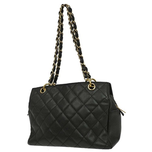 Chanel Black Calfskin Petite Timeless Tote PTT Chain Handbag 187797 - Picture 2 of 15