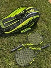 Babolat 2 Pure Aero Tennis Rackets 4 3/8 Multi-Racquet Carry Bag Insulated A205 — photo 1