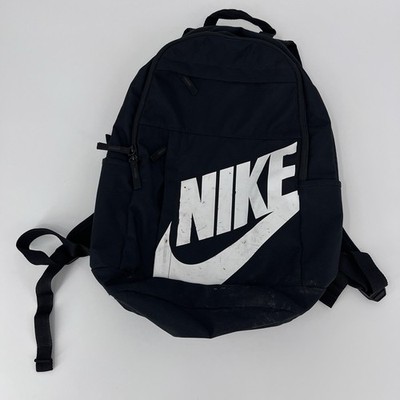 NIKE Vintageブラックバックパック Nike 72 Backpack Black With Zip Closure | eBay