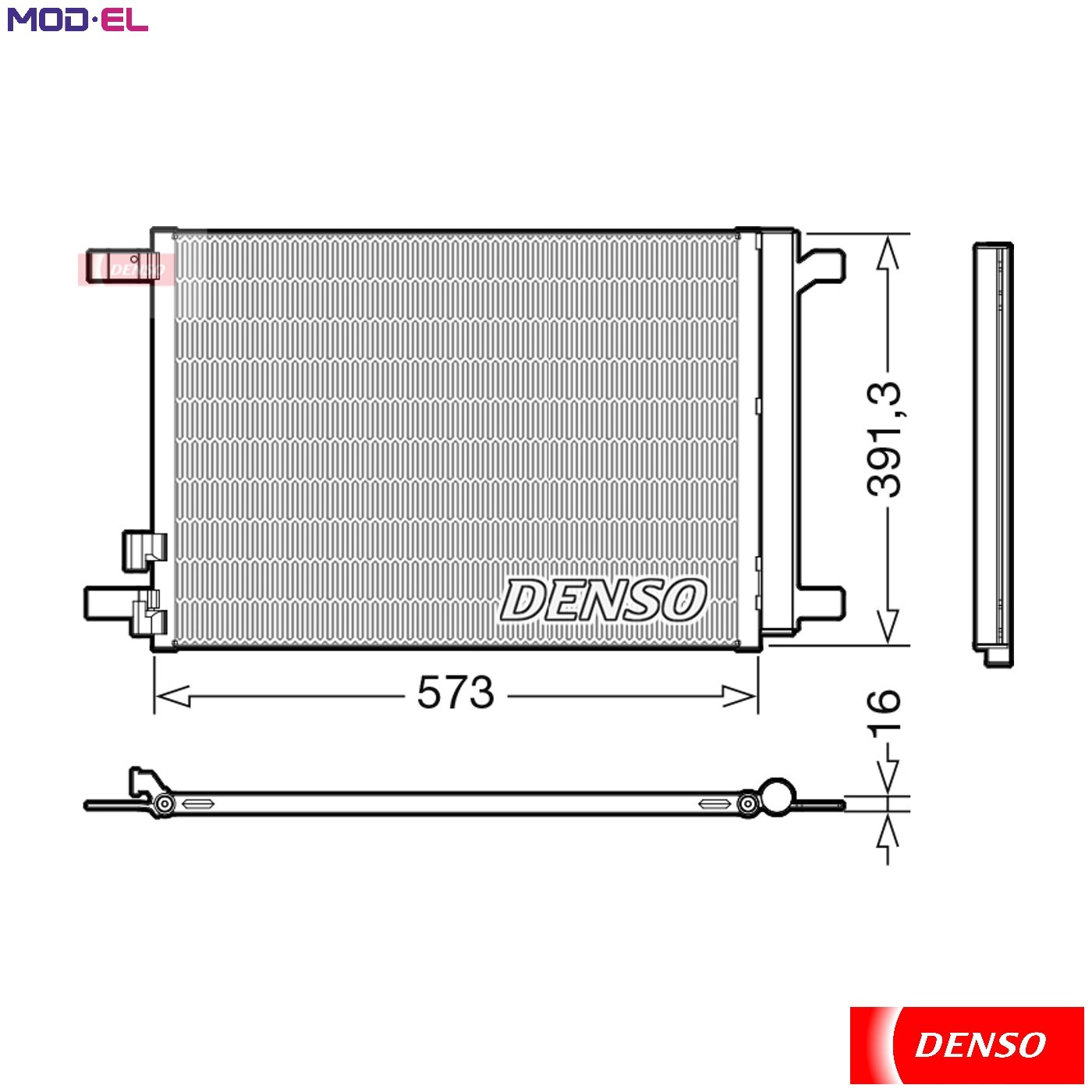 Air Con Condenser fits SEAT LEON 2.0 14 to 20 AC Conditioning Denso Quality New - Image 6