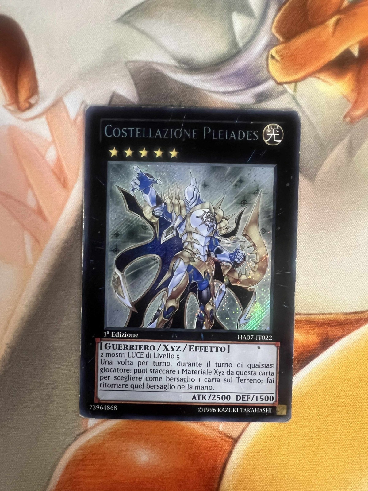 Constellar Pleaides Italian Secret Rare HA07-EN022 IT022 Damaged Yugioh TCG