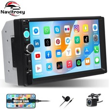 7" Autoradio Doppel 2Din Stereo Bluetooth FM USB TF AUX MP5 MP3 Player + Kamera