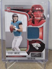 Trevor Lawrence RC 2021 Panini Playbook ROOKIE Jersey Patch Card Jaguars Nice!. rookie card picture