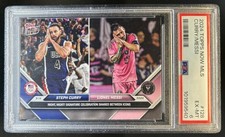 2024 Topps Now MLS Steph Curry Lionel Messi #128 USA PSA 6