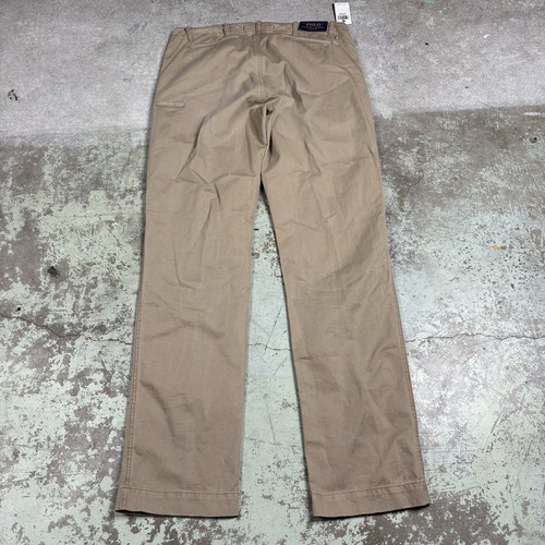 NEW Polo Ralph Lauren Mens 36x38 Classic Fit Distressed Repaired Khaki Pants - Picture 13 of 17