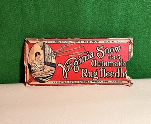 Virginia Snow Studios Vintage No.5 Automatic Rug Need Pre Owned VINTAGE