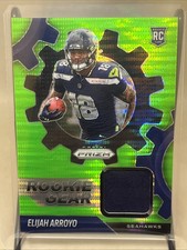 2025 Panini Prizm - Rookie Gear #RGR-EAO- Elijah Arroyo (RC) - NEON GREEN PULSAR