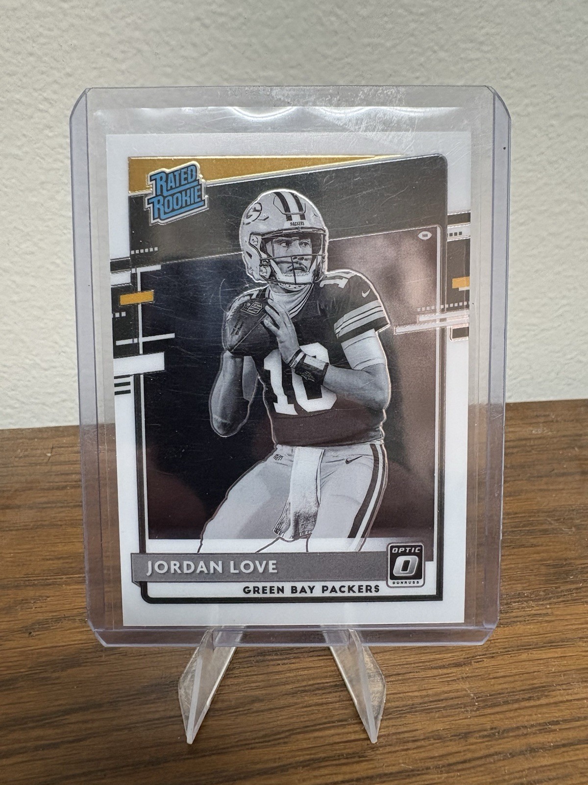 2020 Panini Donruss Optic Rated Rookie Negative Variation Jordan Love #304 RC